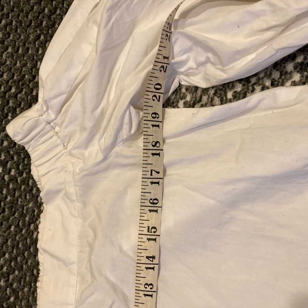 Topshop off shoulder white top, sz8 - Picture 4 of 7